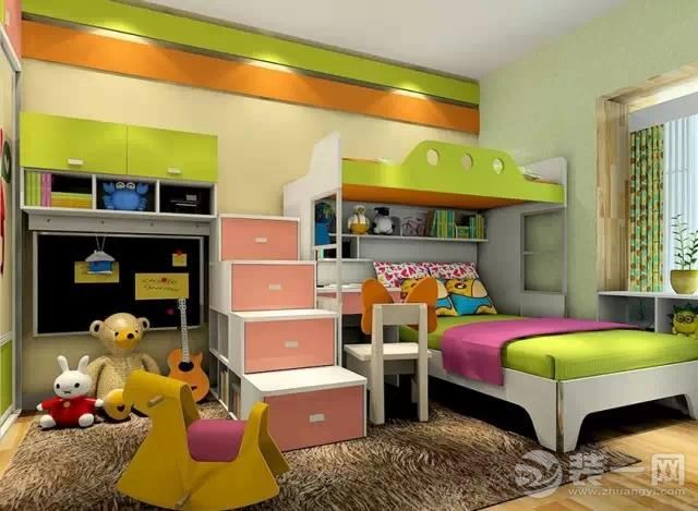 成都装修网点评儿童房收纳设计效果图:沙发是个男女老少人人都爱的